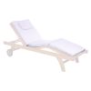 Royal White Chaise Lounger Cushion