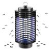 Electric Bug Zapper UV Light Flying Zapper Insect Killer Lamps Pest Mosquito Fly Trap Catcher - black