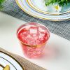 10/50/100pcs Gold Plastic Cups Disposable Transparent Plastic Cup Wine Glass Champagne Cup Birthday Wedding Decor Party Supplies - Rose gold - 100pcs