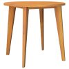 3 Piece Patio Dining Set Solid Wood Acacia - Brown