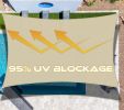 8' x 12' Sun Shade Sails Canopy Rectangle Outdoor Shade Canopy UV Shelter Canopy for Outdoor Patio Garden Backyard - 8' x 12'