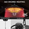 Simple Deluxe Patio Portable Outdoor Heating for Balcony, Courtyard, With Overheat Protection, Ceiling-Mounted Heater - as Pic