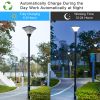 Landscape Solar Post Light, Outdoor Patio Solar Lamp with Remote Control, LED Light Decor for Garden Deck Street, Weatherproof - As picture