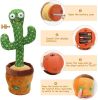 Dancing Cactus Toy Repeats What You Say Electronic Dancing with Lighting Toys Recording Singing Spanish Language Song for Kids - Battery Spanish song