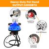 30 Qt. Aluminum Turkey Deep Fryer Pot with Injector Thermometer Kit and 54, 000 BTU Outdoor Propane Stove Burner Stand for 20 Lbs Turkey - 54000BTU