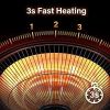 Simple Deluxe Patio Portable Outdoor Heating for Balcony, Courtyard, With Overheat Protection, Ceiling-Mounted Heater - as Pic