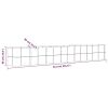 Patio Raised Bed Powder-coated Steel 201.6"x31.5"x26.8" Gray - Gray