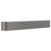 Patio Raised Bed Powder-coated Steel 201.6"x31.5"x26.8" Gray - Gray
