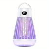 Bug Zapper; Mosquito Zapper Outdoor; Bug Zapper Outdoor Electric; Insect Fly Traps; Fly Zapper; Mosquito Killer For Patio - J03-black